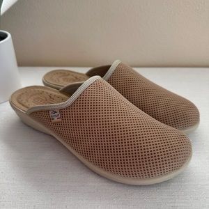 Fly Flot Nude Mesh Anatomic Leather Insole Comfy Mules Women’s EU41 US9.5 Italy